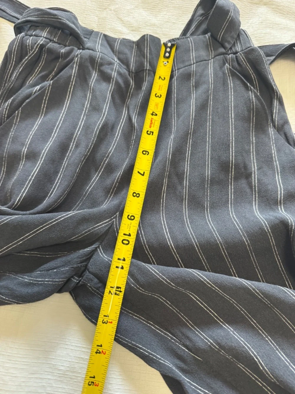 Wilfred Aritzia Faun Pants Navy Pinstripe Wide-Leg Pants XS